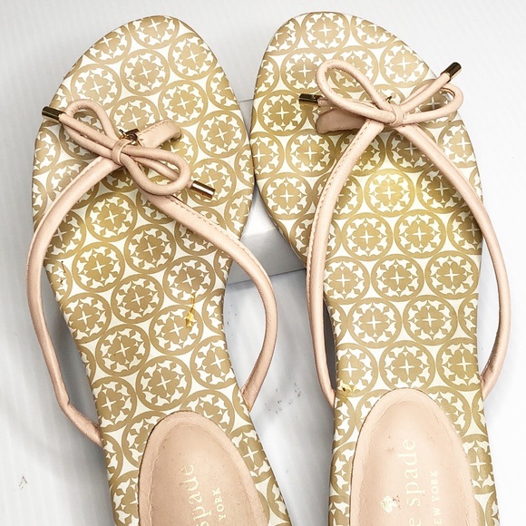 Kate Spade Mystic Bow Flip Flop Thong Sandal (10) - Picture 8 of 13